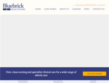 Tablet Screenshot of bluebrickhealthcare.com